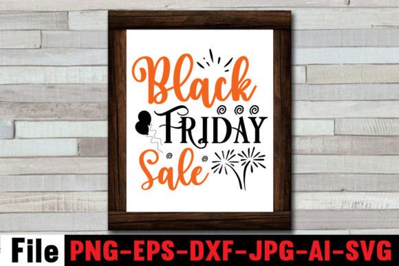 Black Friday Sale SVG Cut File Graphics