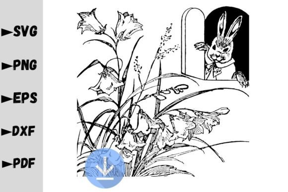 Bunny and Flowers Garden SVG Graphics and Crafts Review