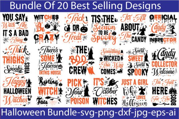 Halloween SVG Bundle, Halloween Designs
