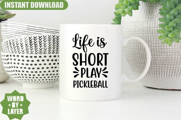 Life is Short Play Pickleball Svg Design Graphics and Crafts Review