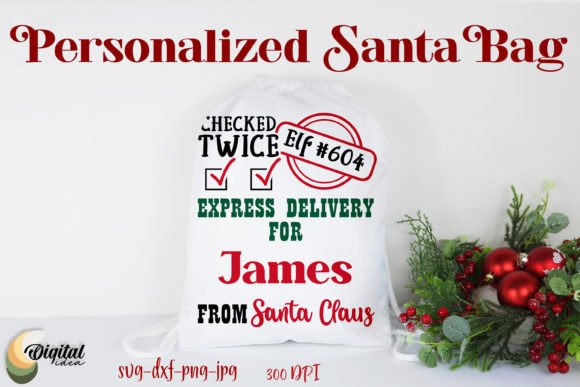 Personalized Santa Bag SVG Graphics and Crafts Review