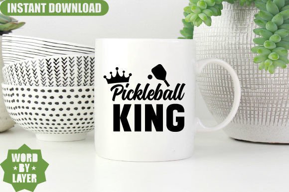 Pickleball King Svg Design Review