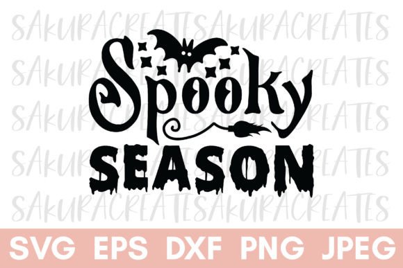 Spooky Season Halloween Trick or Treat Graphics for Crafts