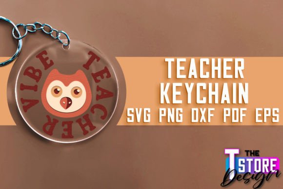 Teacher Keychain SVG Design: Graphics and Crafts Review