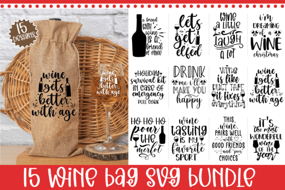 Wine Bag SVG Bundle, Wine Svg Graphics & Crafts Review